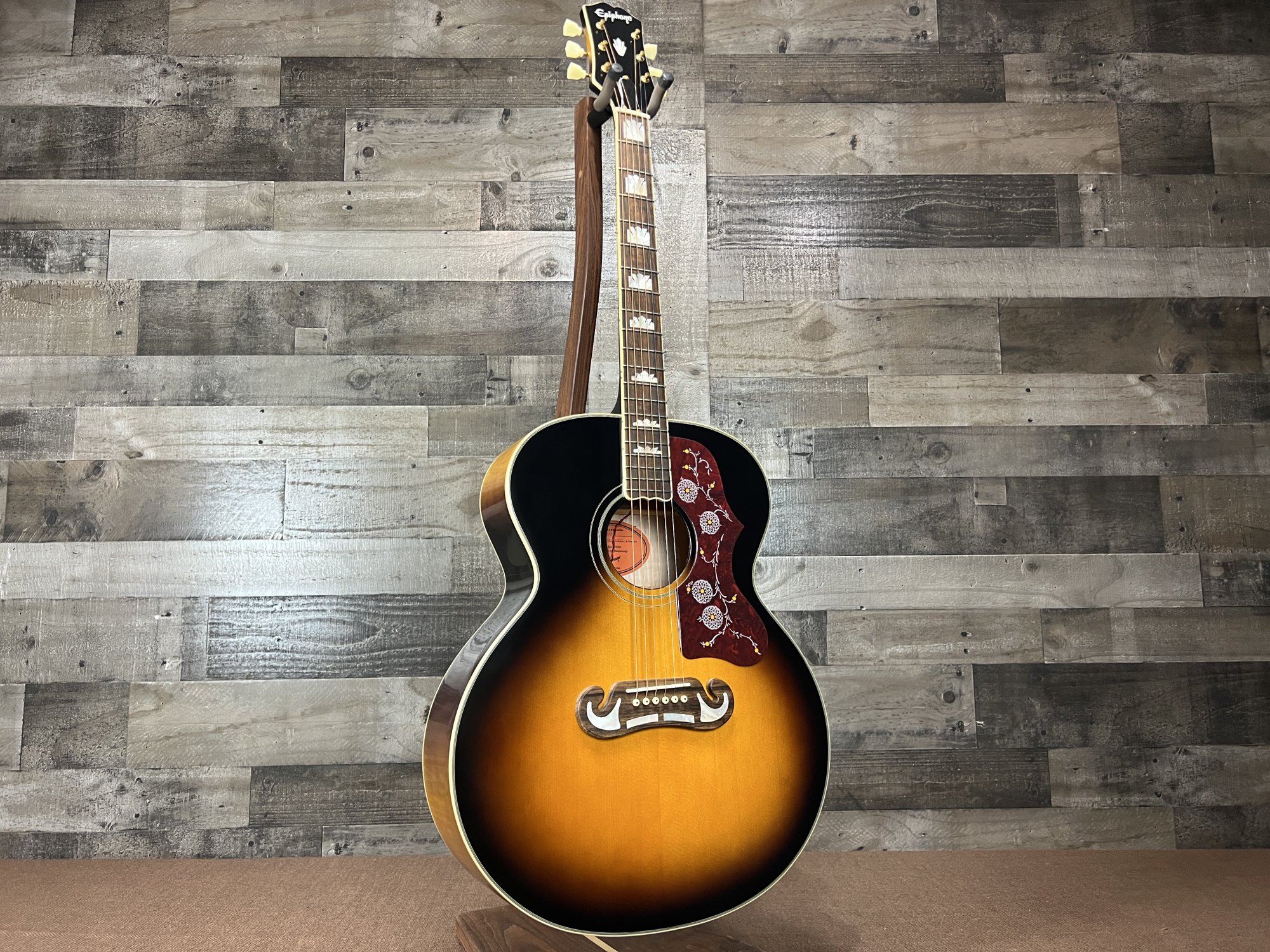 Epiphone J-200 Acoustic Guitar - Aged Vintage Sunburst
