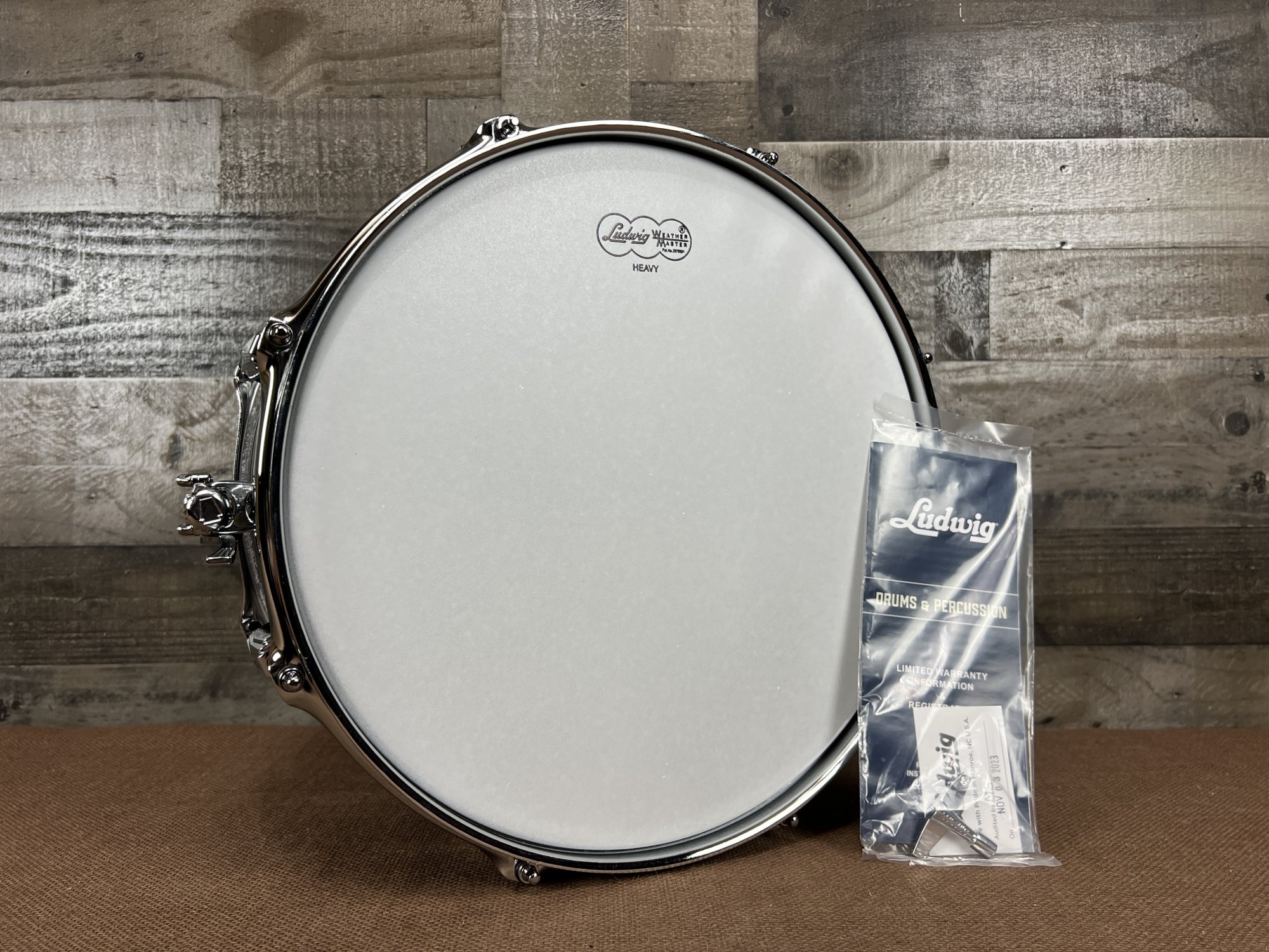 Ludwig LB415 6.5 x 14 Black Beauty 641064966323