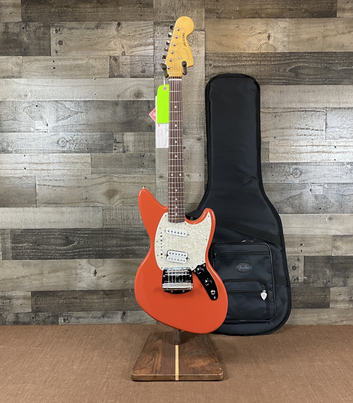 Fender Kurt Cobain JagStang Electric Guitar Fiesta Red 885978793273