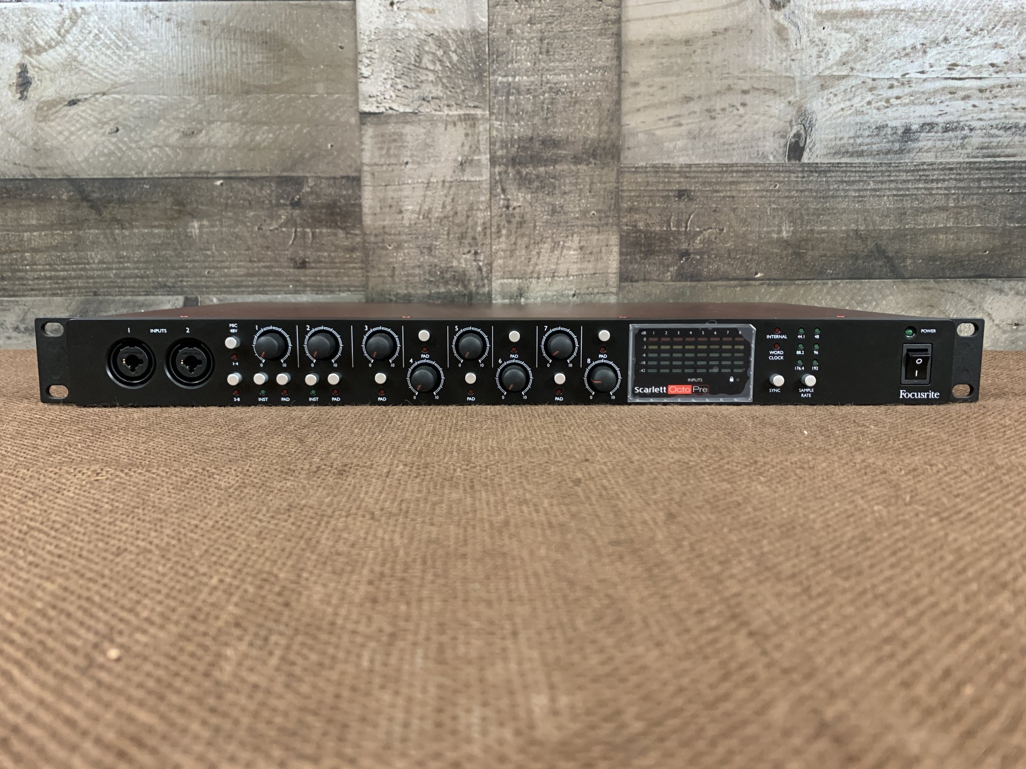 Focusrite Scarlett OctoPre 8Channel Preamp 062120532998