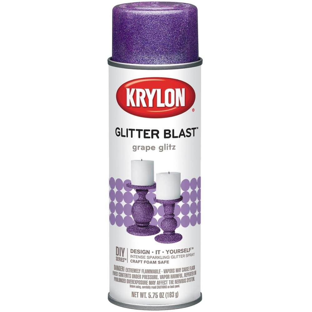 Krylon Fierce Fuchsia Glitter Blast Spray Paint 5.75 oz.