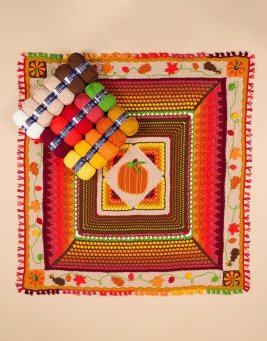 Pumpkin Spice CAL blanket