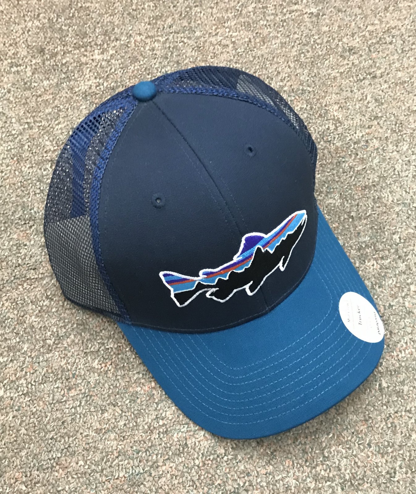 patagonia trout trucker hat