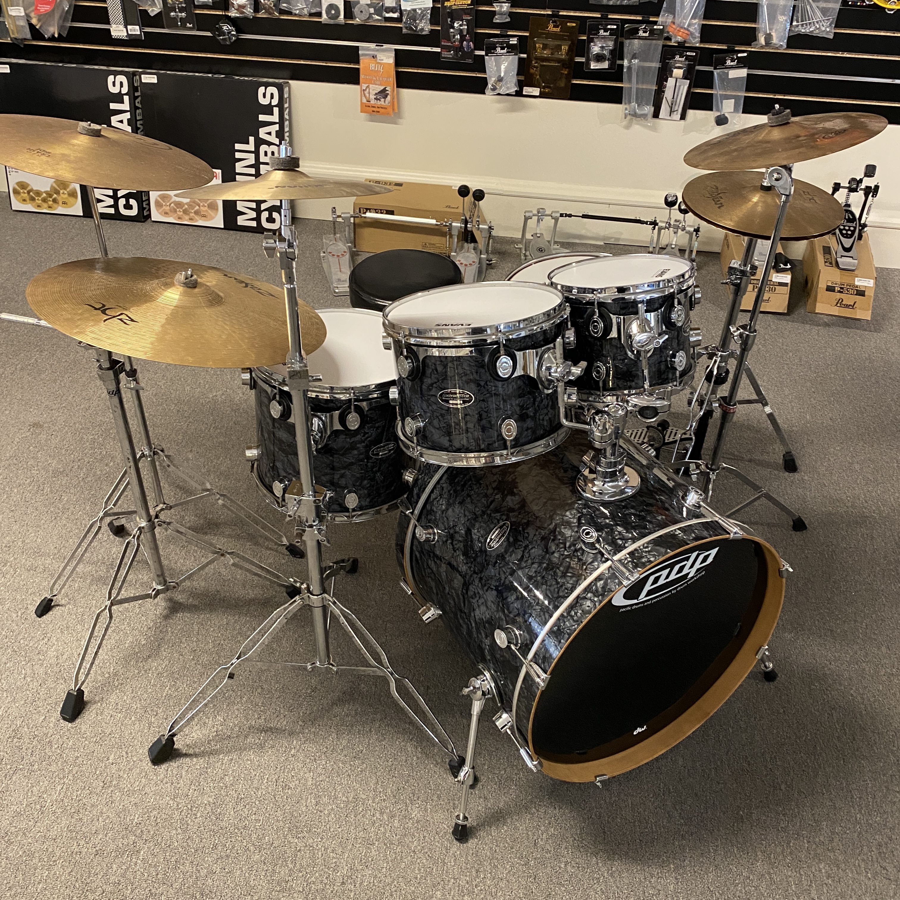 PDP by DW Pacific CX Drum Kit w/Hardware - USED