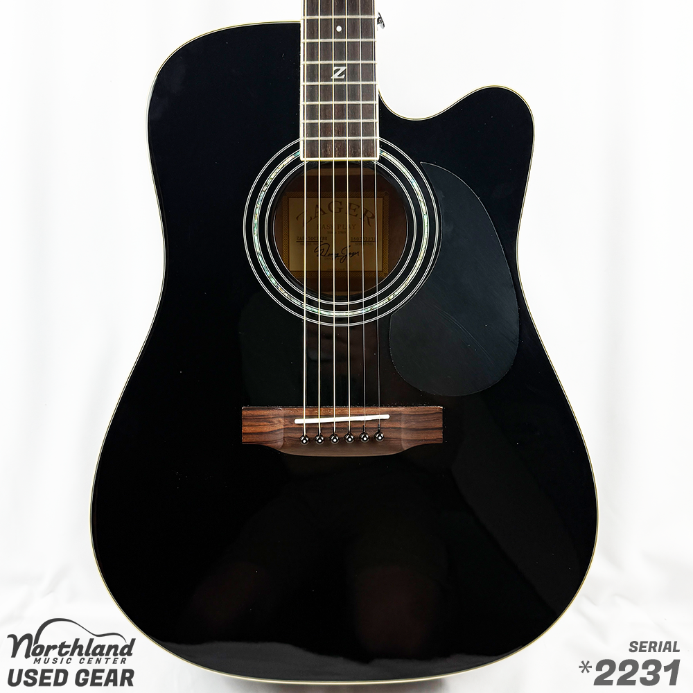 ZAGER ZAD-50CE BK エレアコ ZAD50CE Solid Spruce/Mahogany Acoustic Electric Vintage