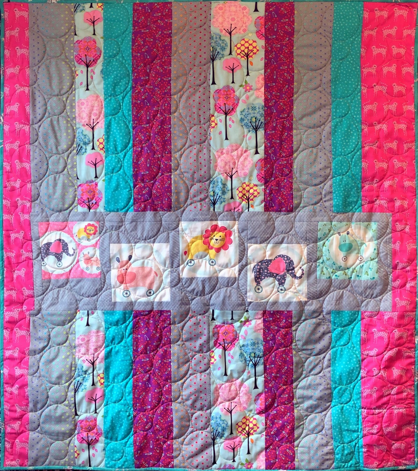 MY LITTLE SUNSHINE PINK QUILT KIT