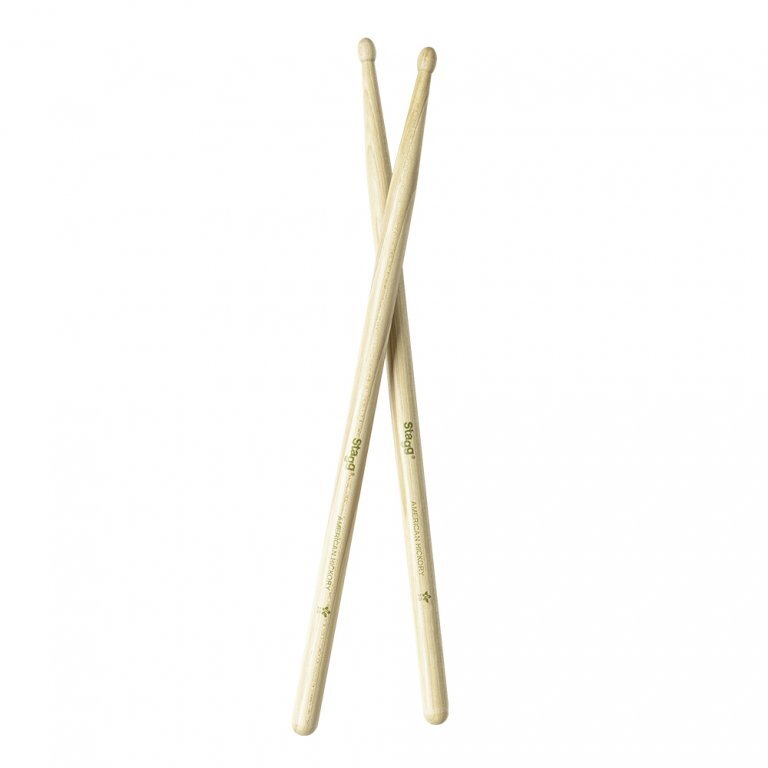 Stagg SHV2B 1Pair of Hickory Sticks V-Series 2B with Wooden Tip