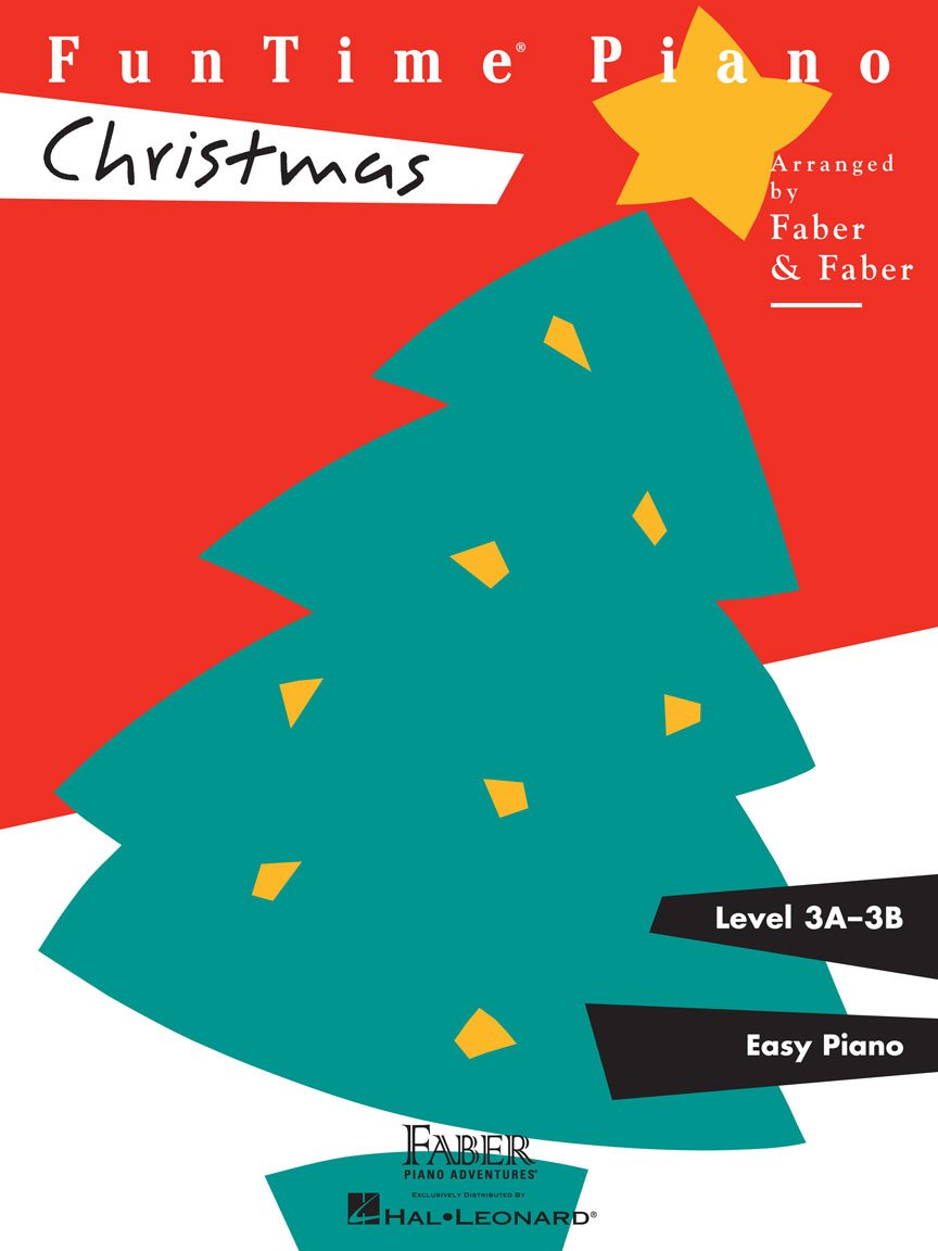 Faber Easy Piano FunTime Christmas Level 3A 3B 674398200603
