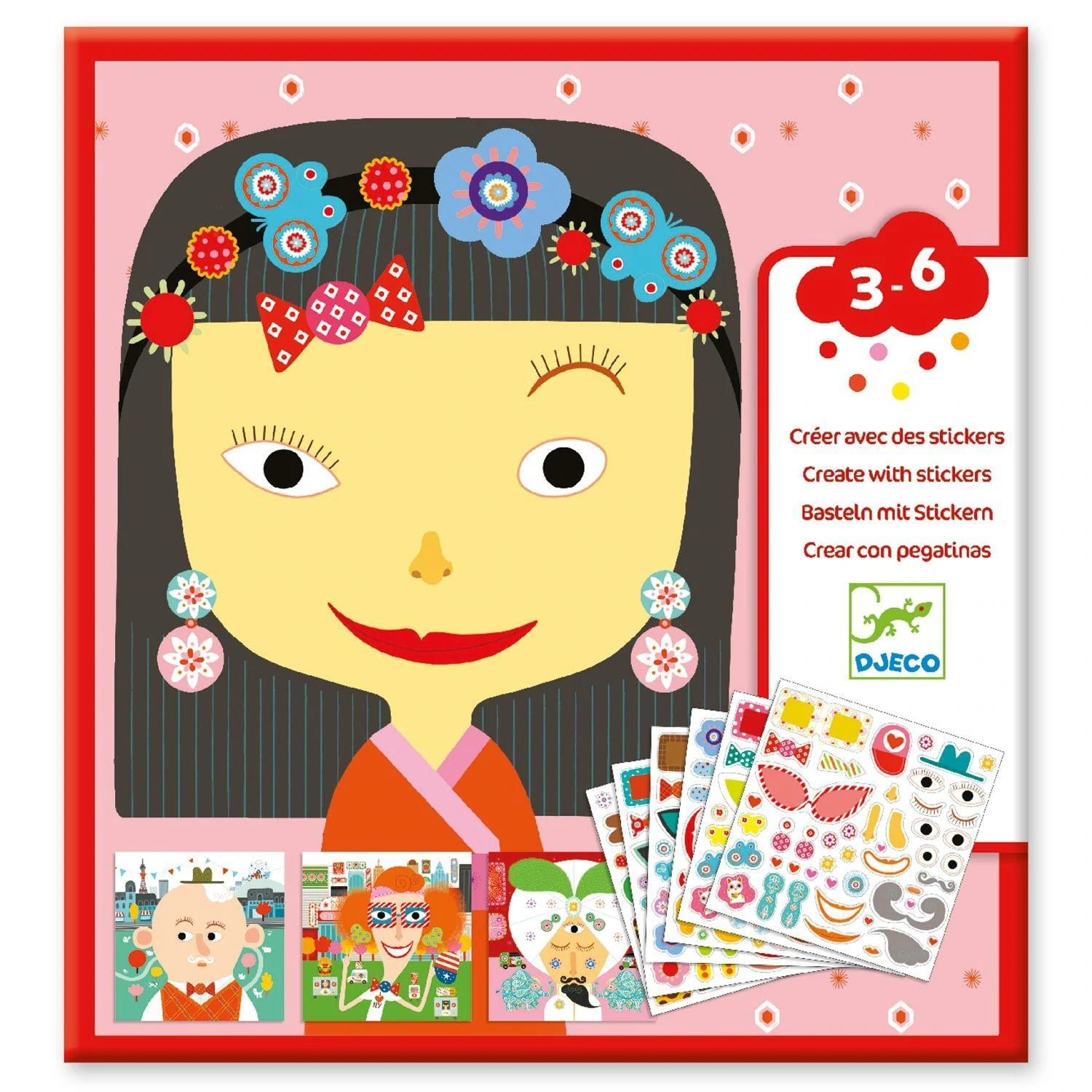 MakeAFace Sticker Collage Activity Kit 3070900089341