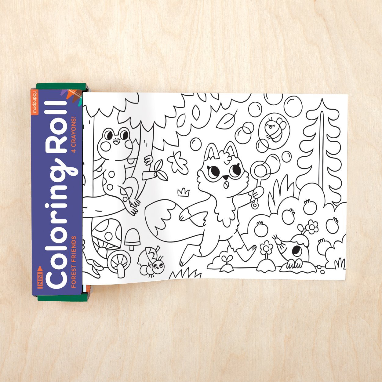 Forest Friends Mini Coloring Roll - 9780735369627