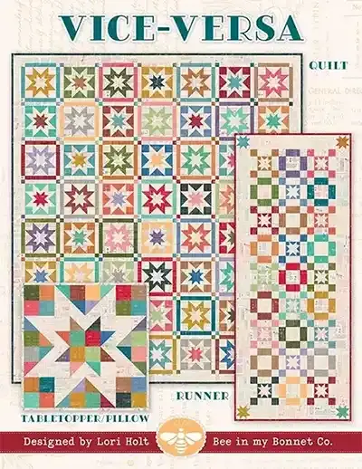 QHQ - Vice-Versa Quilt Kit (Featuring Type-ography by Lori Holt)