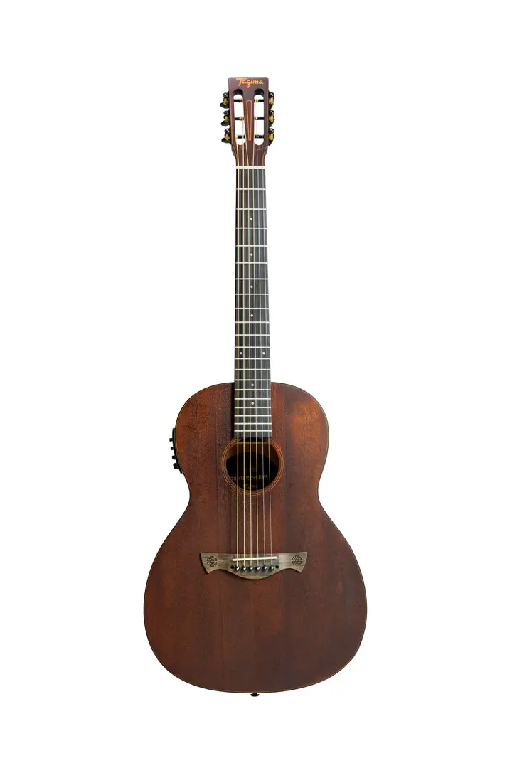 Tagima Utah Gran Reserva EQ Black Parlor Guitar