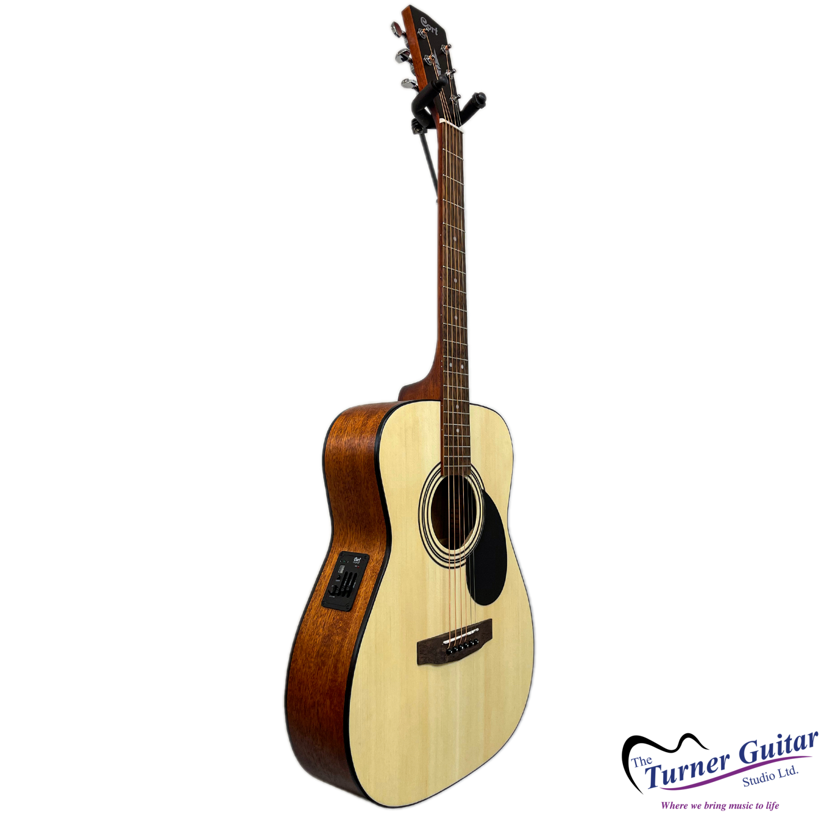 Cort AF510EOP Folk Size Acoustic/Electric Guitar Open Pore Finish