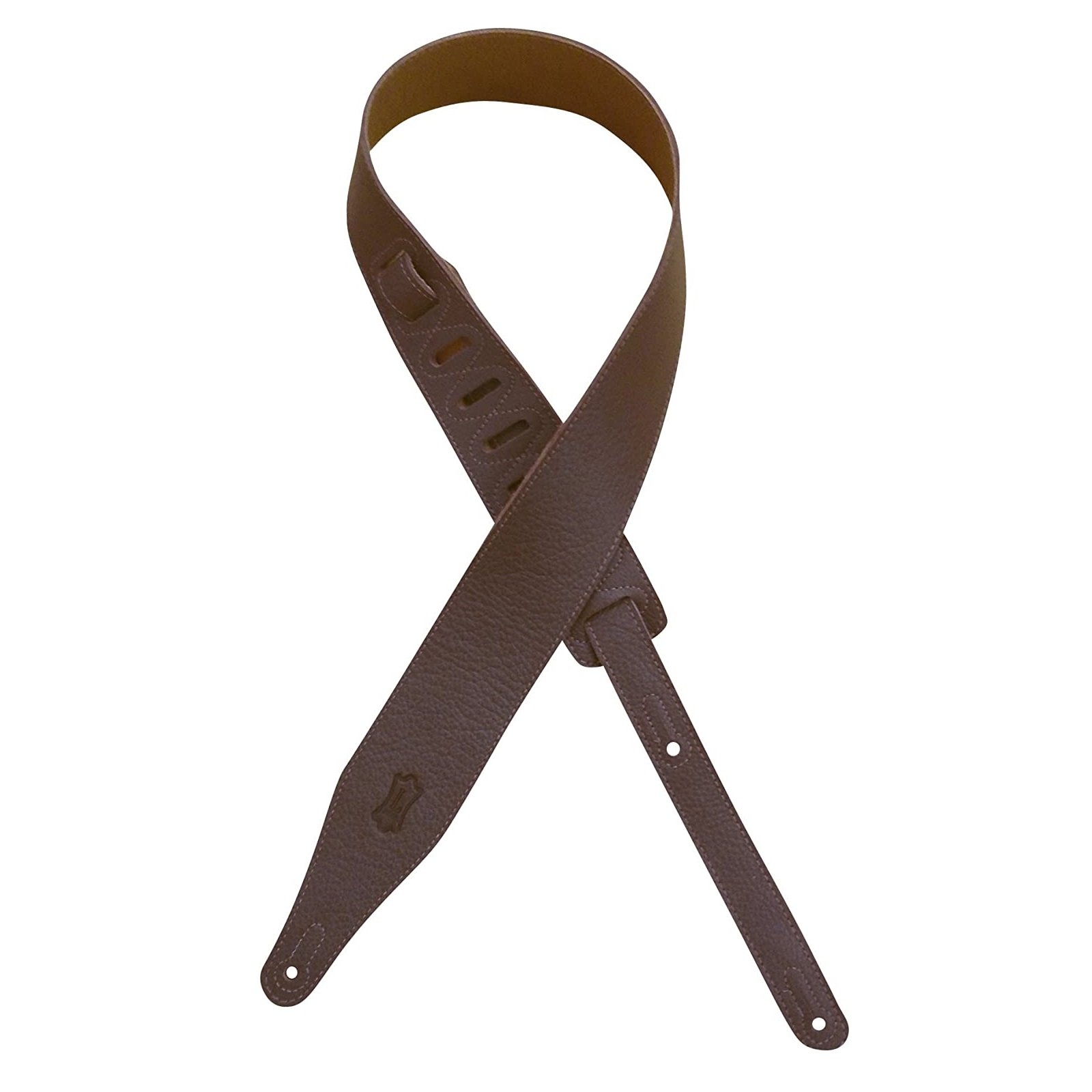 Levy's Leathers Texas Steer Hide Pebbled Leather Straps - LTD Edition - Suede Backed - Brown