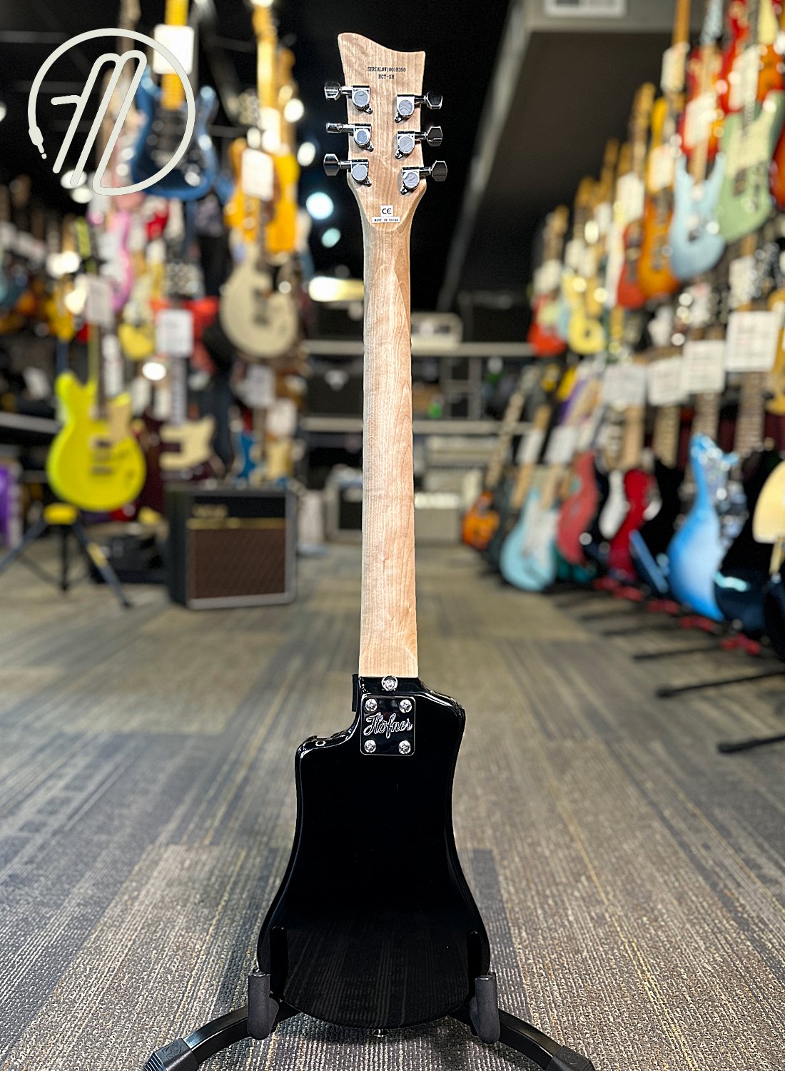 新品未使用●左利用Black Hofner Shorty Bass Guitar Hofner Club Bass for sale - eBay