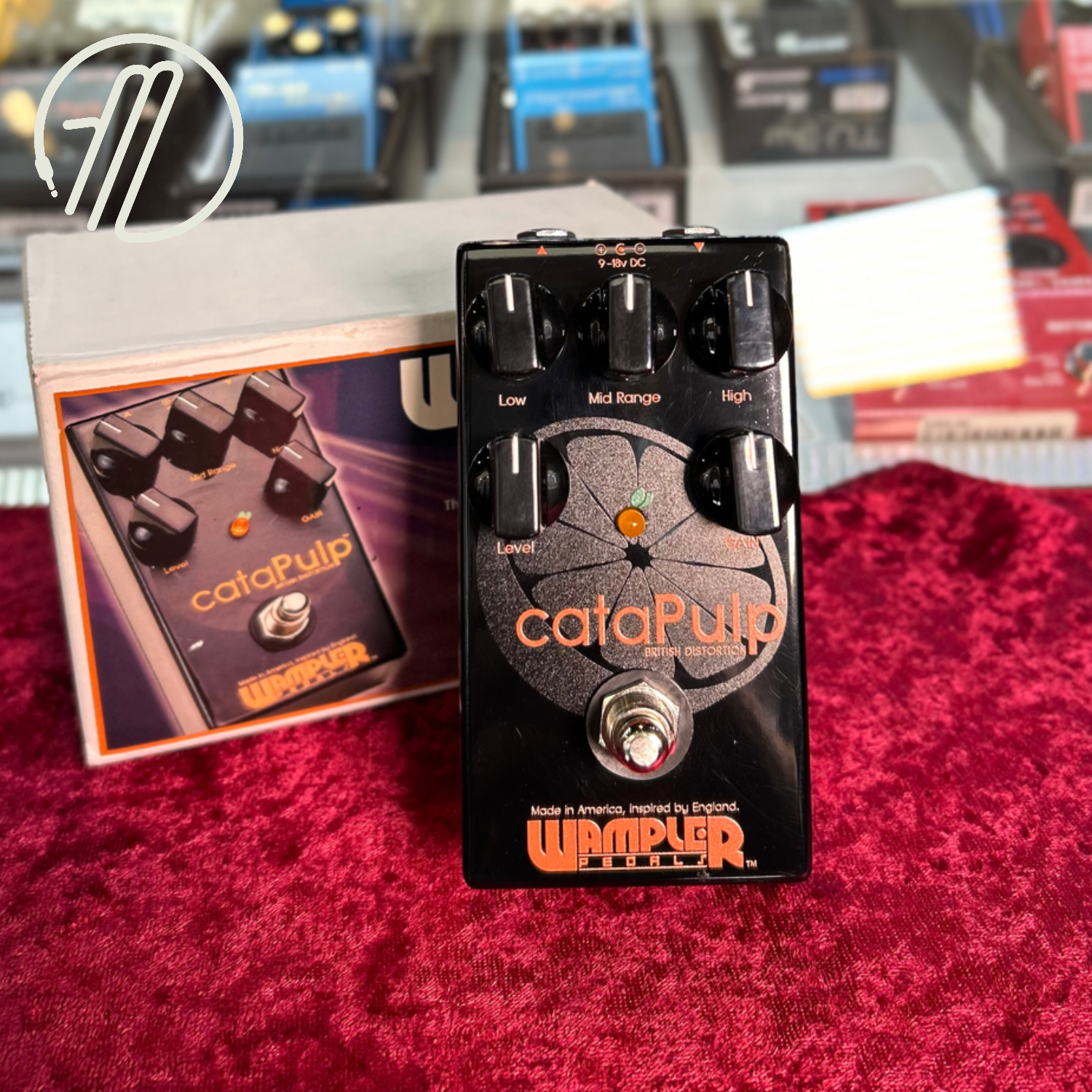 Wampler CataPulp British Distortion Pedal w/Box USED