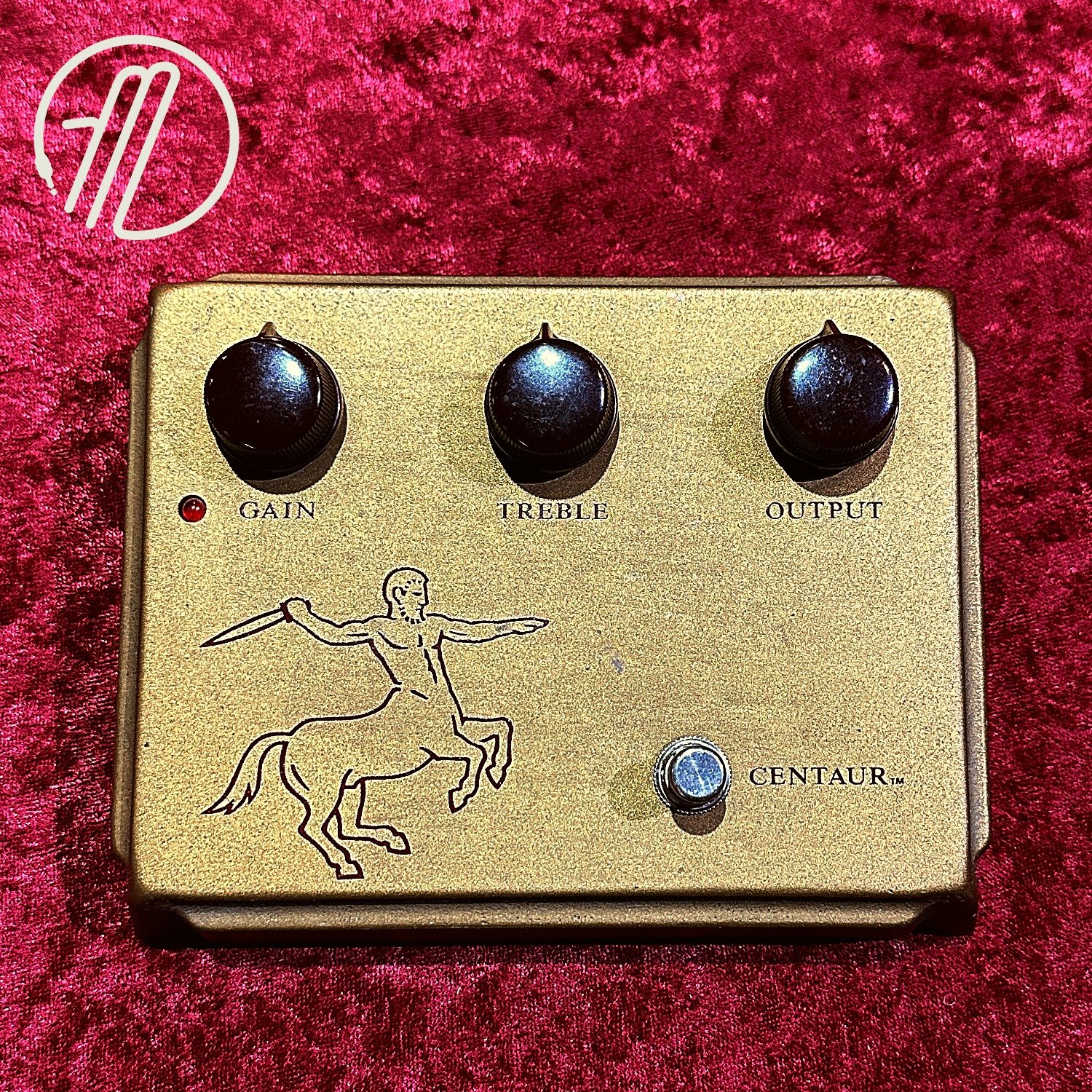 Klon Centaur Professional Overdrive Pedal, Horsie/Long Tail Ser