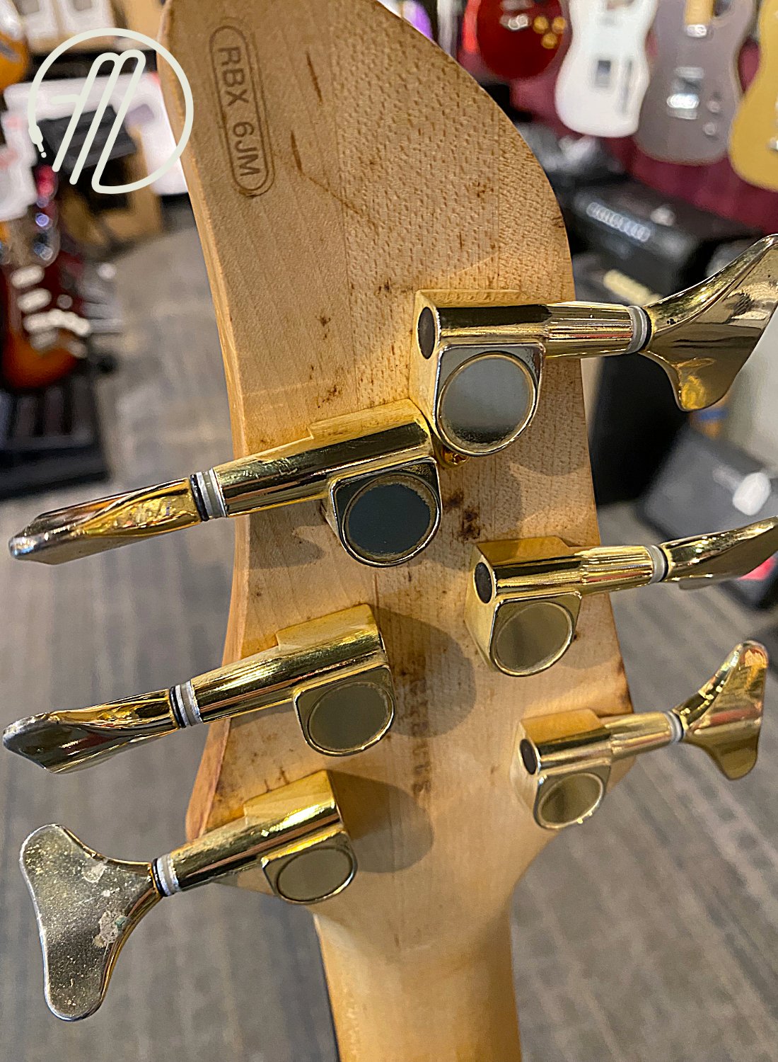 Yamaha RBX6JM John Myung 6-String Ruby Red Bass, No Case USED