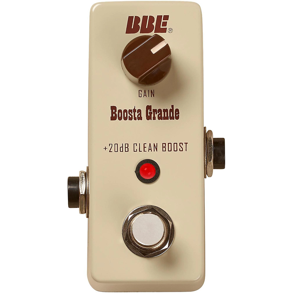 ＢＢＥ Boosta Grande 20db clean boost エフェクタ BBE Boosta Grande Clean Boost Pedal | Sweetwater