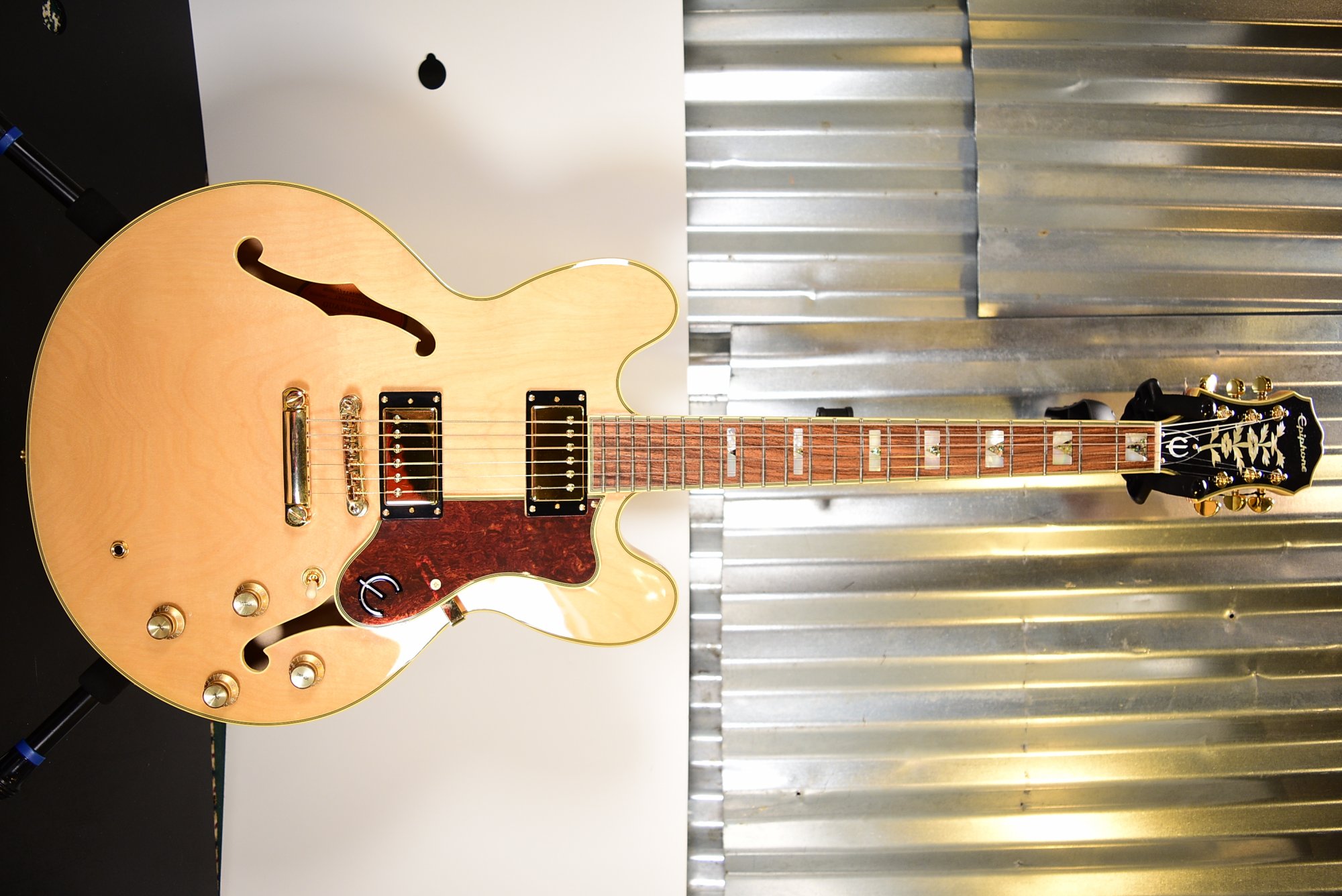 最新発見 PRO Sheraton-II Epiphone Electric Floor - Natural Guitar ギター