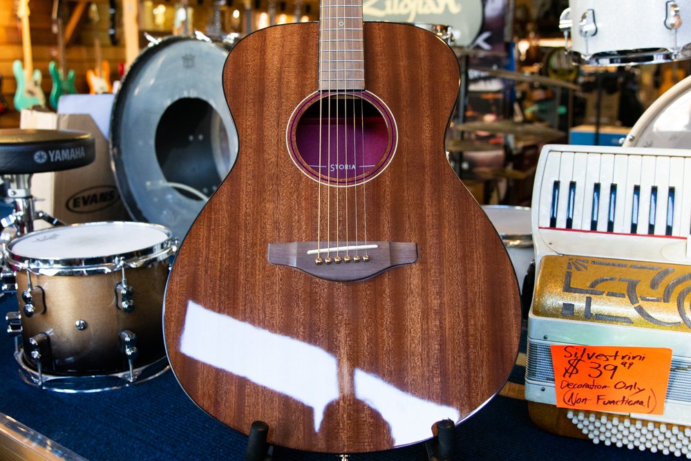 Yamaha STORIA III Concert Acoustic-Electric Guitar Walnut