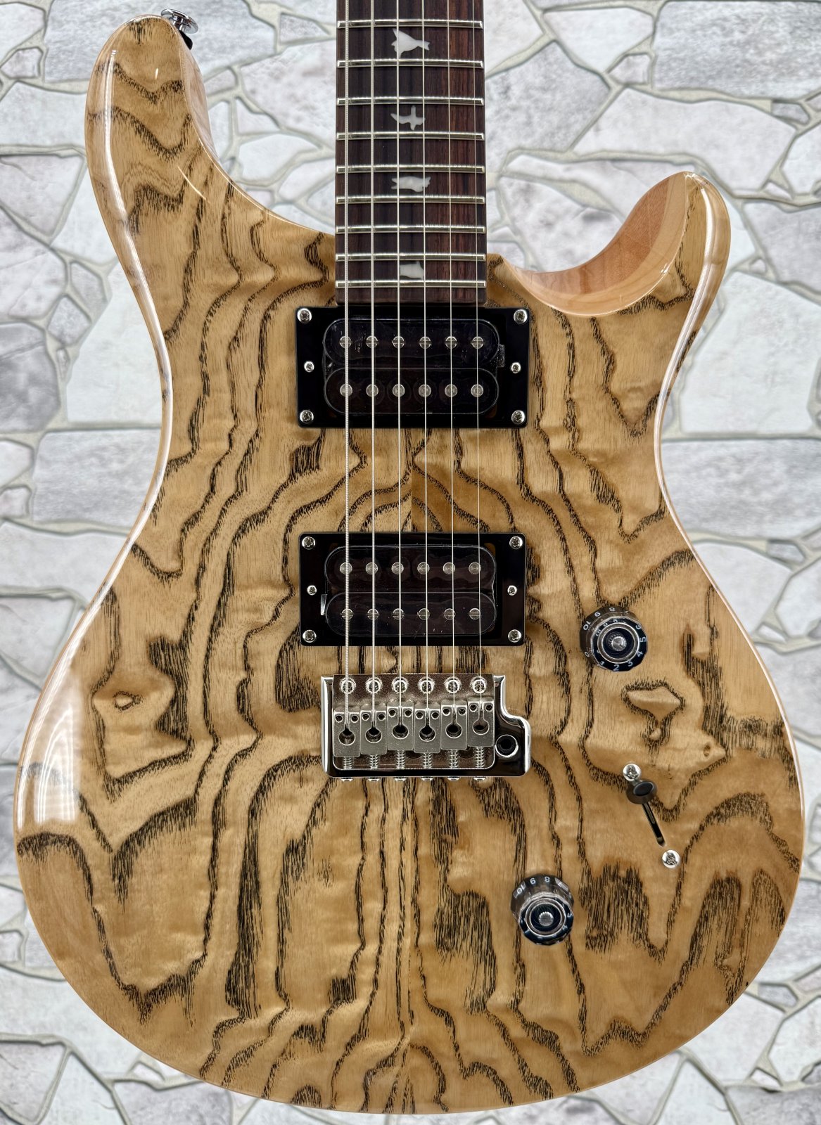 Paul Reed Smith SE Custom 24 Burled Ash Limited Edition in Natural