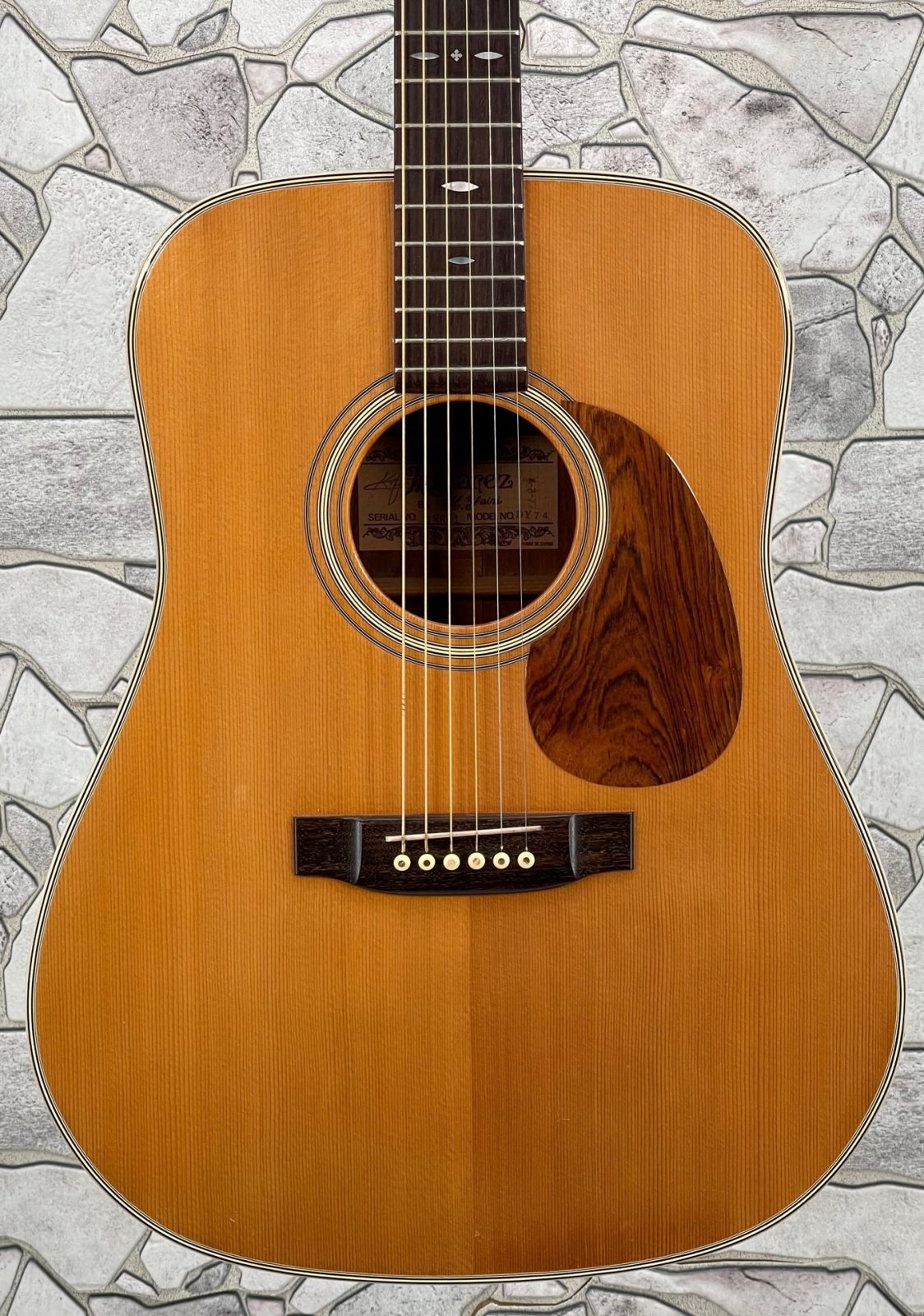 Alvarez DY74 Acoustic Guitar with Fishman Pickup installed in Very