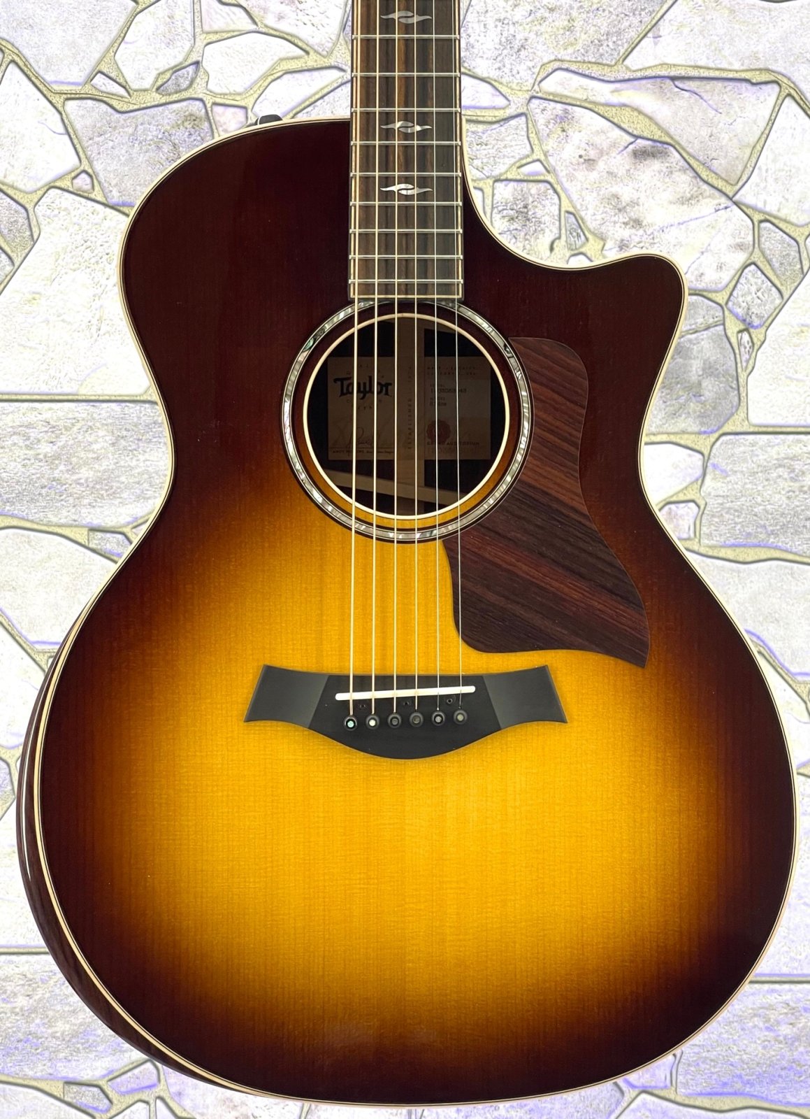 taylor 814ce tobacco sunburst Taylor 814ce Acoustic Electric Guitar in Tobacco Sunburst with Case