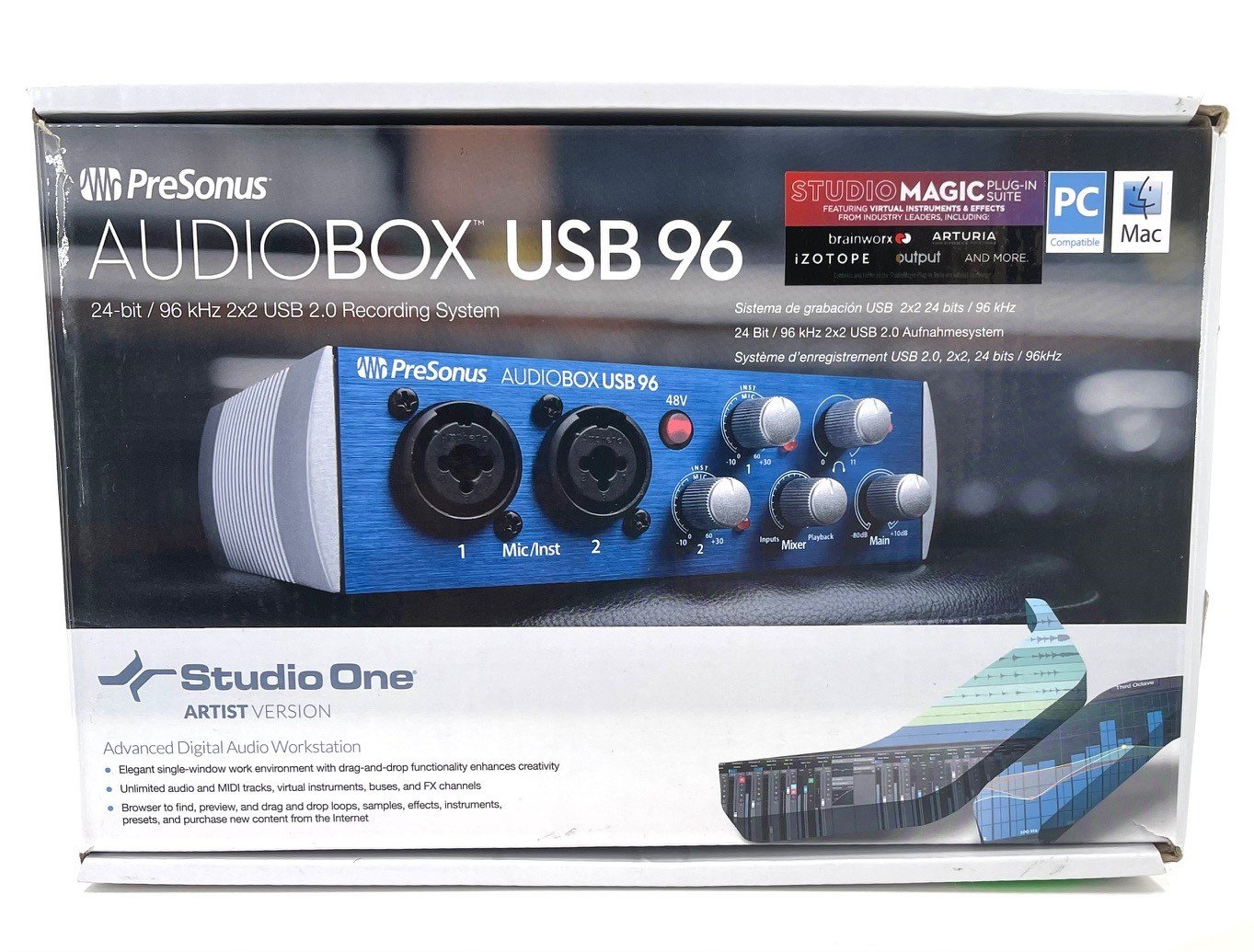 PreSonus AudioBox USB 96 オーディオインターフェイス Amazon.com: PreSonus AudioBox USB 96 Digital Audio Interface