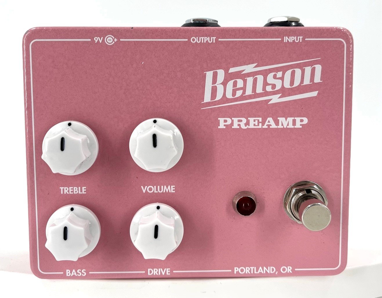 Benson Preamp Pedal in ltd. edition Pink in Very Good Condition