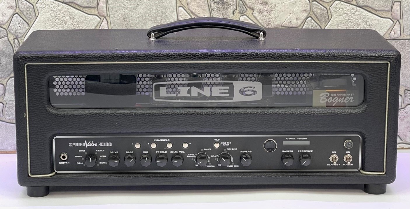 Line 6 Bogner Spider Valve HD100 Head in Very Good Condition