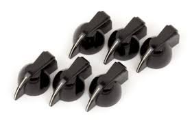 Fender Pure Vintage Black Chicken Head Knobs
