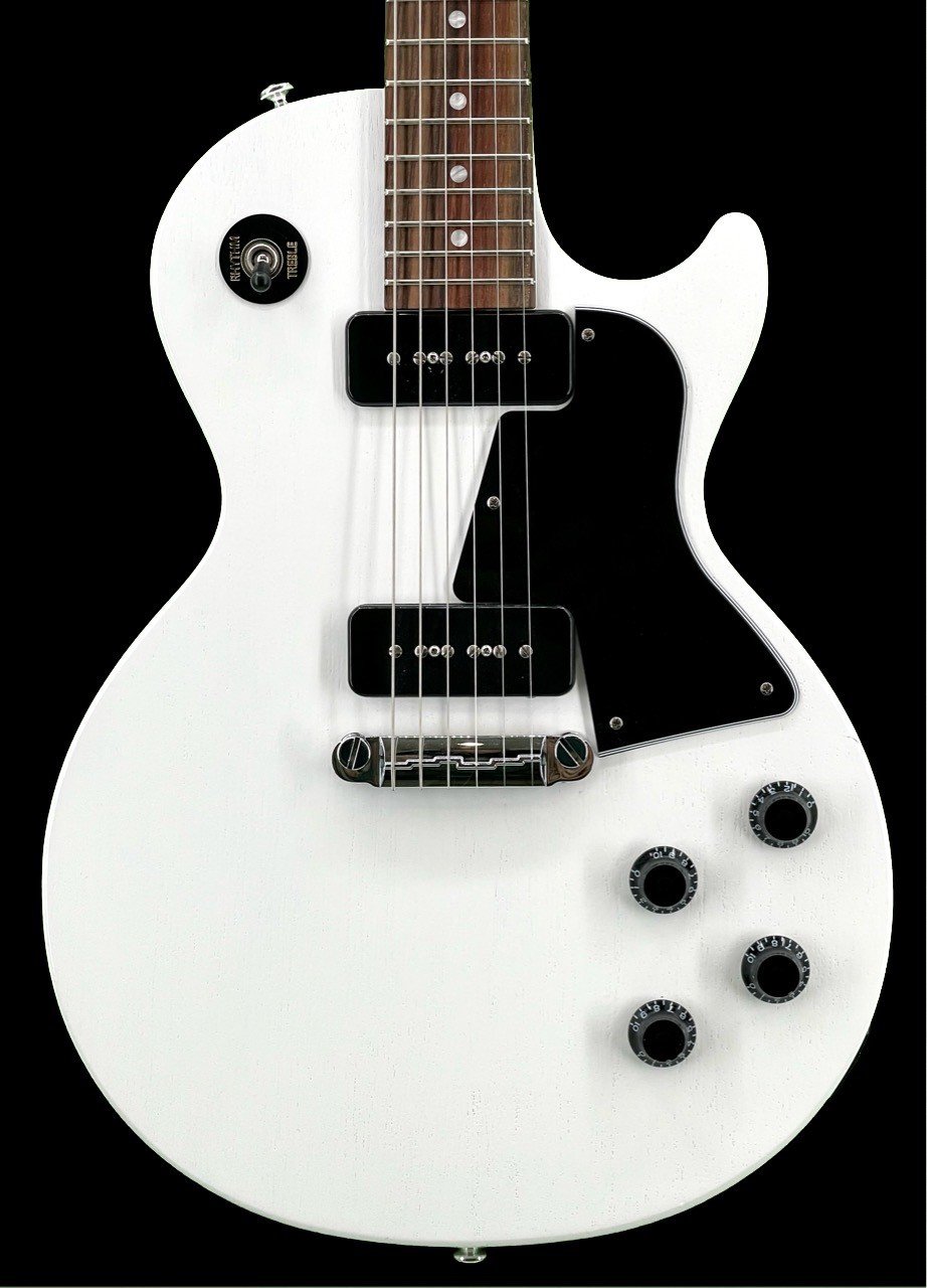 ギター Gibson Les Paul Special White Gibson Les Paul Special in Worn White Satin with Bag in Very
