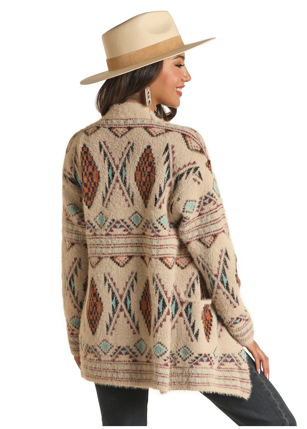Aztec Fuzzy Cardigan from Rock \u0026 Roll 