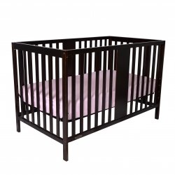 Kidiway William 4 in 1 Convertible Baby Crib Java 820571032701