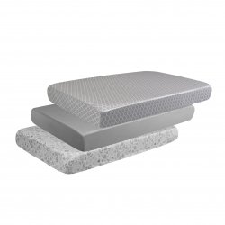 Kidicomfort 3 layer outlet reversible mattress