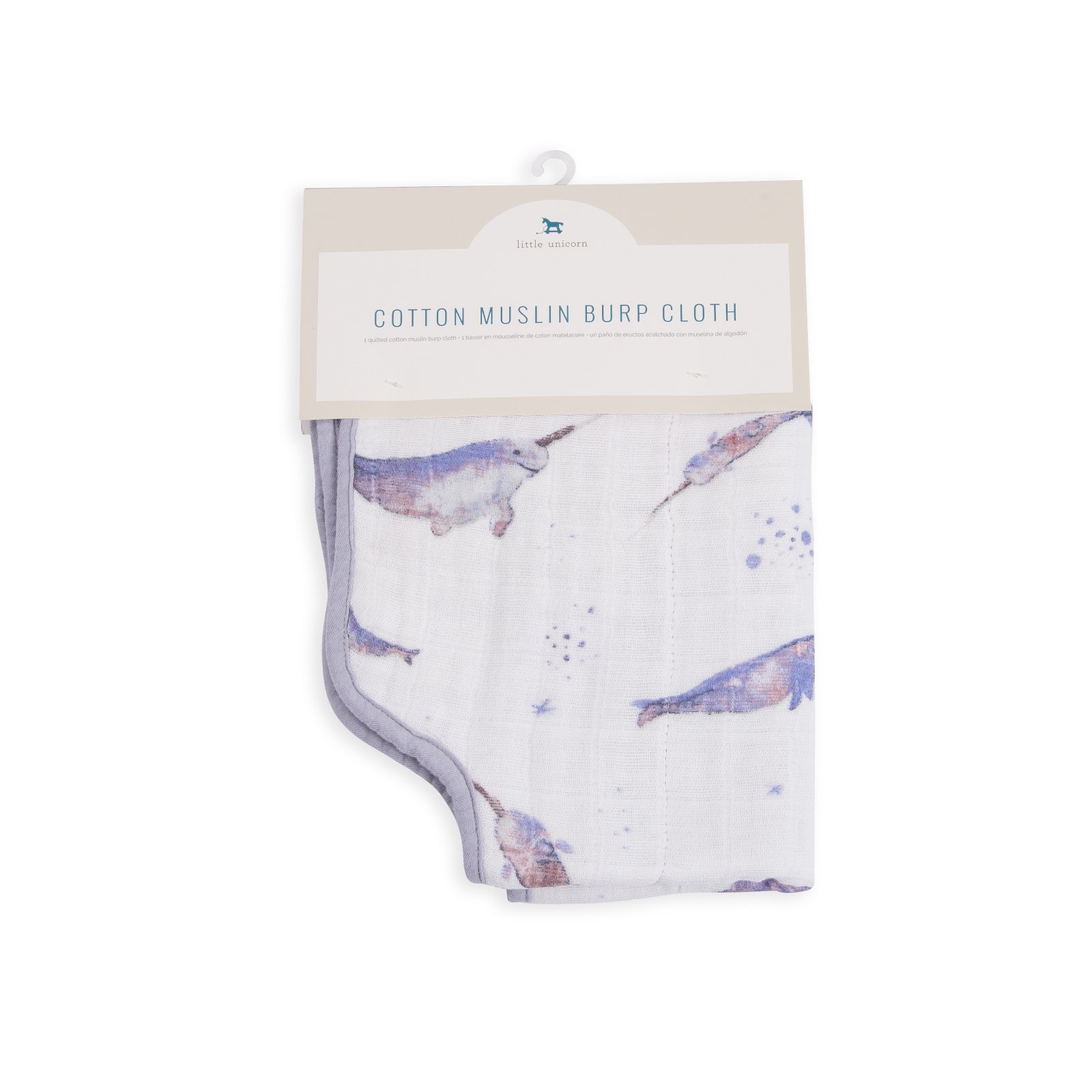 unicorn burp cloth