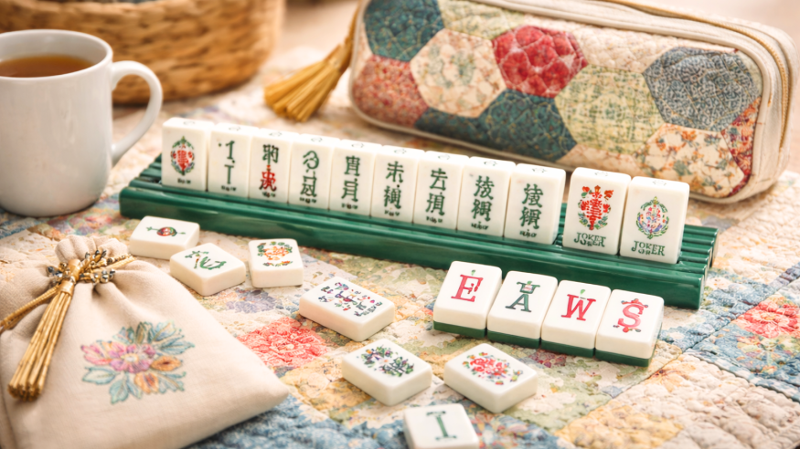 Quilts with Mah Jongg tiles