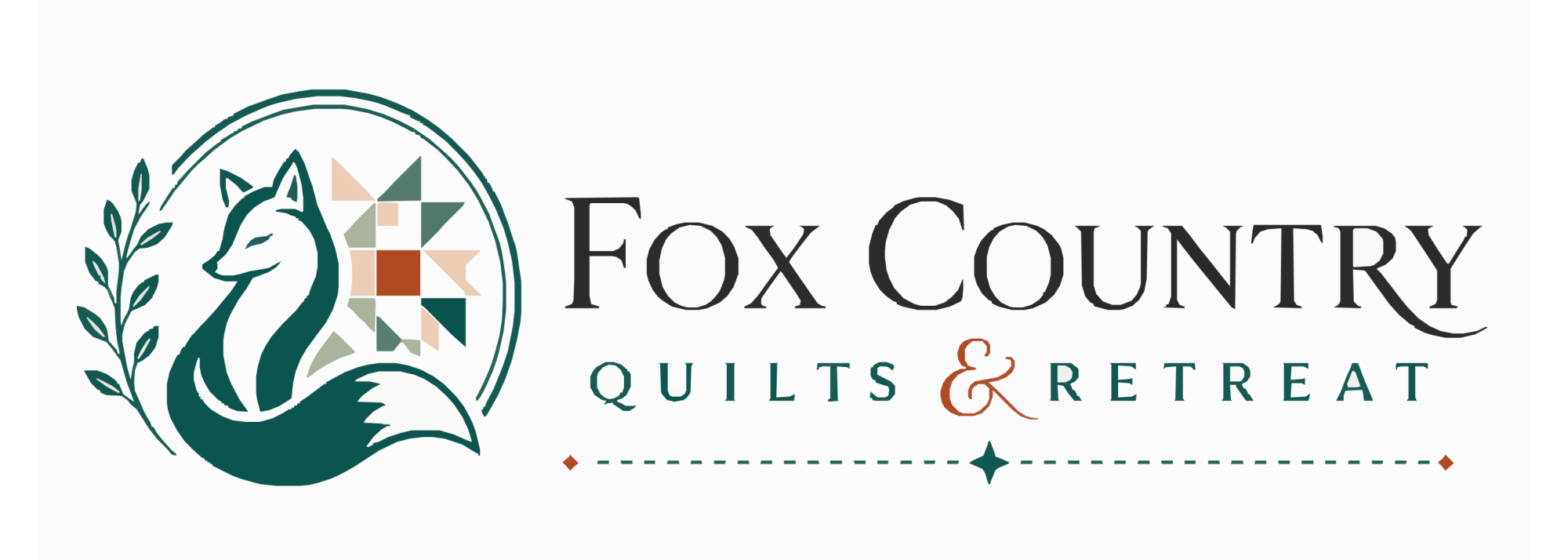 Fox Country Quilts & Retreat Logo