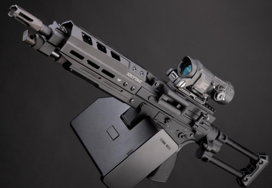 KRYTAC Trident LMG-M PARA Enhanced AEG Light Machine Gun w/ M-LOK Handguard (Color: Black / 400 FPS)