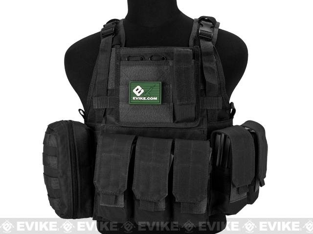 Matrix Medium Assault Plate Carrier Vest w/ Cummerbund & Pouches 