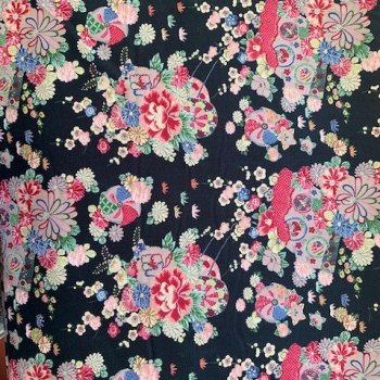 floral cotton shirtweight