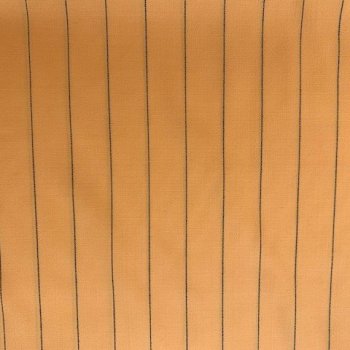 orange pinstripe wool