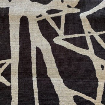 linen/cotton with metallic