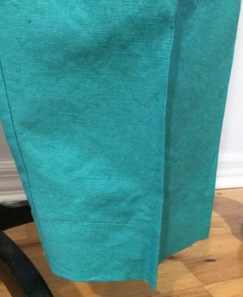 One-Seam hem vent