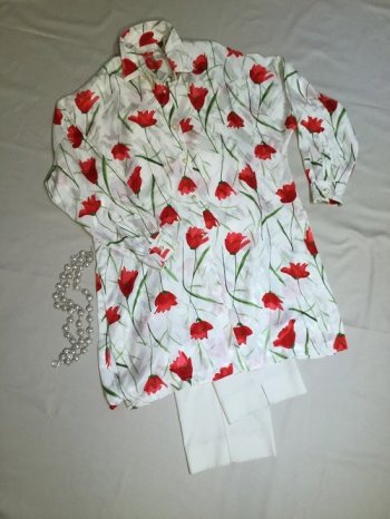 Timeless and Modern A in silk