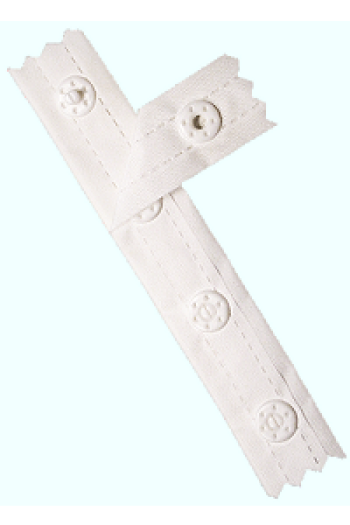 white snap tape