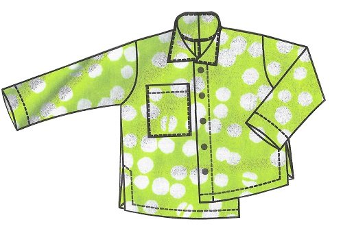 AEA flat cut out in fabric
