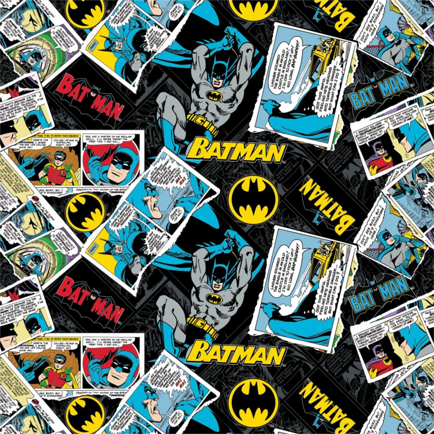 Batman 80th Anniversary Collage Black - 678361963304