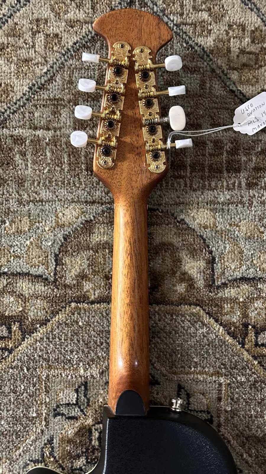 Used Ovation MCS-148 Mandolin w/ Hardcase and Pro Setup